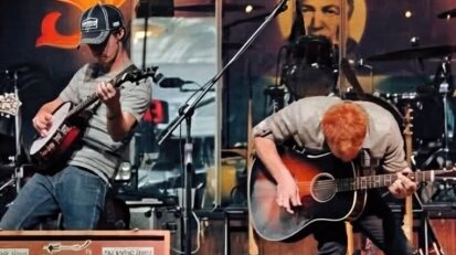 Mayville Bluegrass Festival performs on stage