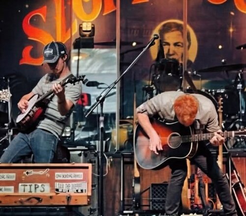 Mayville Bluegrass Festival performs on stage