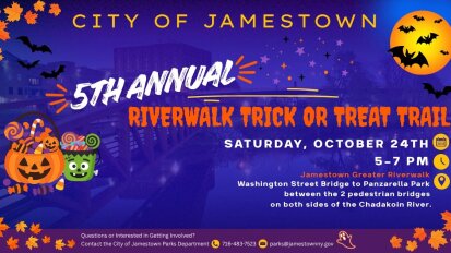 City of Jamestown Riverwalk Trick or Treat Trail