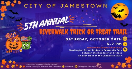 City of Jamestown Riverwalk Trick or Treat Trail