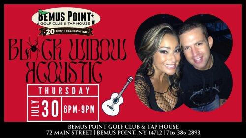 Black Widow Acoustic Bemus Point Golf Club and Tap House July 30