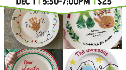 Try it Tuesday Family Night Santa Plate December 1
