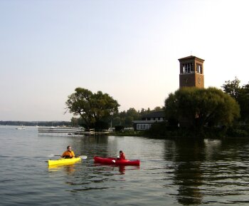 Kayaking on Chautauqua Lake