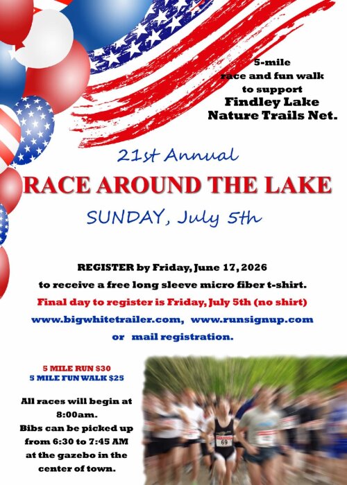 21st Annual Findley Lake Race Around the Lake