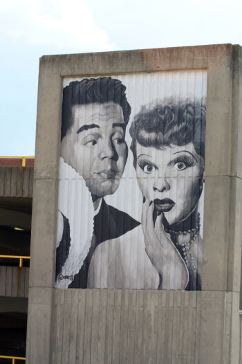 Lucy and Ricky Ricardo Mural