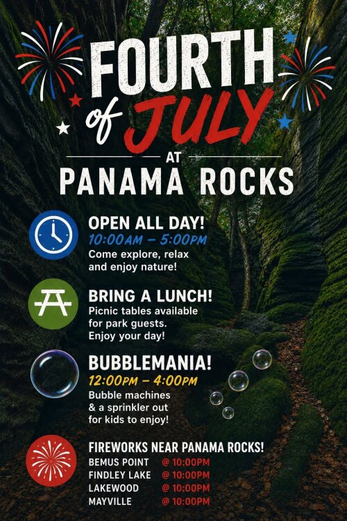 Fourth of July at Panama Rocks
