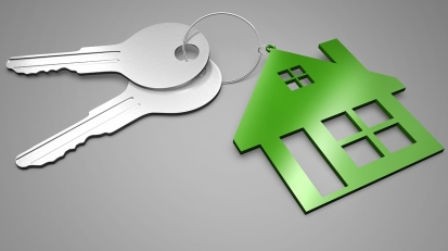 Stock Photography - House and Keys