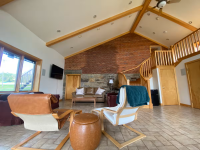 PFM House Living room furniture and view of ceiling