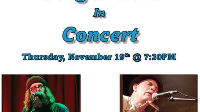 Lake Shore Center for the Arts Songwriters in Concert November 19