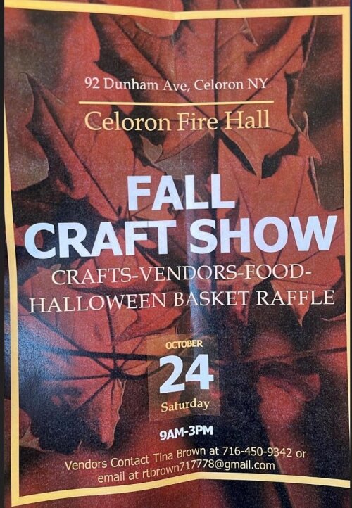 Celoron Fall Craft Show October 24