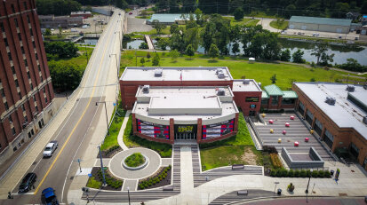 National Comedy Center aerial