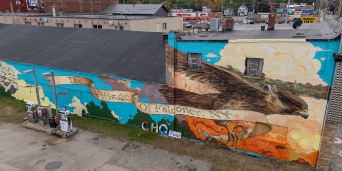 Paint CHQ Falconer Mural