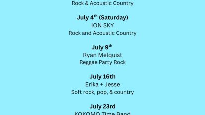 Live on the Lake 2026 Concert Schedule