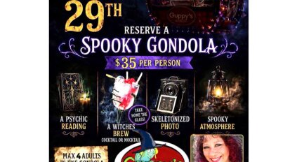 Guppy's Spooky Gondola October 22 and 29