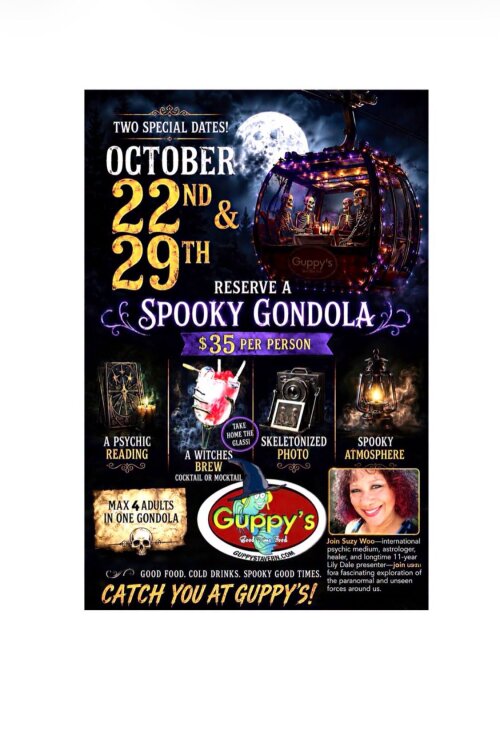 Guppy's Spooky Gondola October 22 and 29