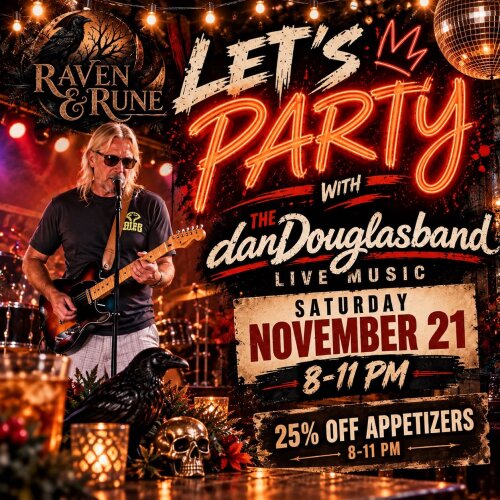 Dan Douglas Band at Raven & Rune November 21