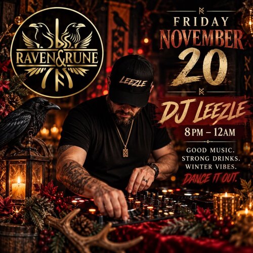DJ Leezle November 20 Raven & Rune