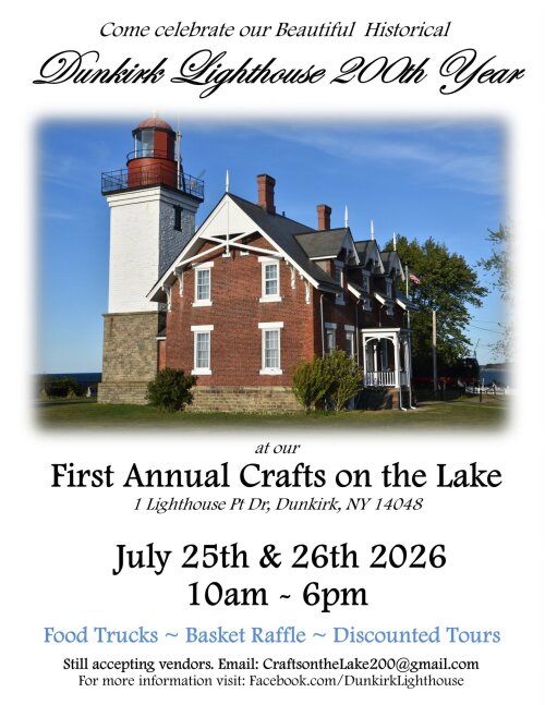 Dunkirk Lighthouse 200th Year Crafts on the Lake