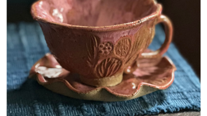 Textured Teacup April 23