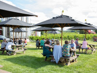 Johnson Estate Winery Flight outdoor seating
