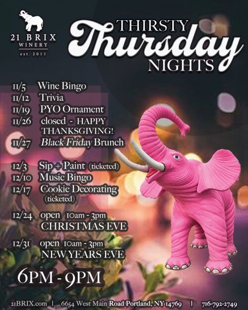 21 Brix Winery Thirsty Thursday Nights