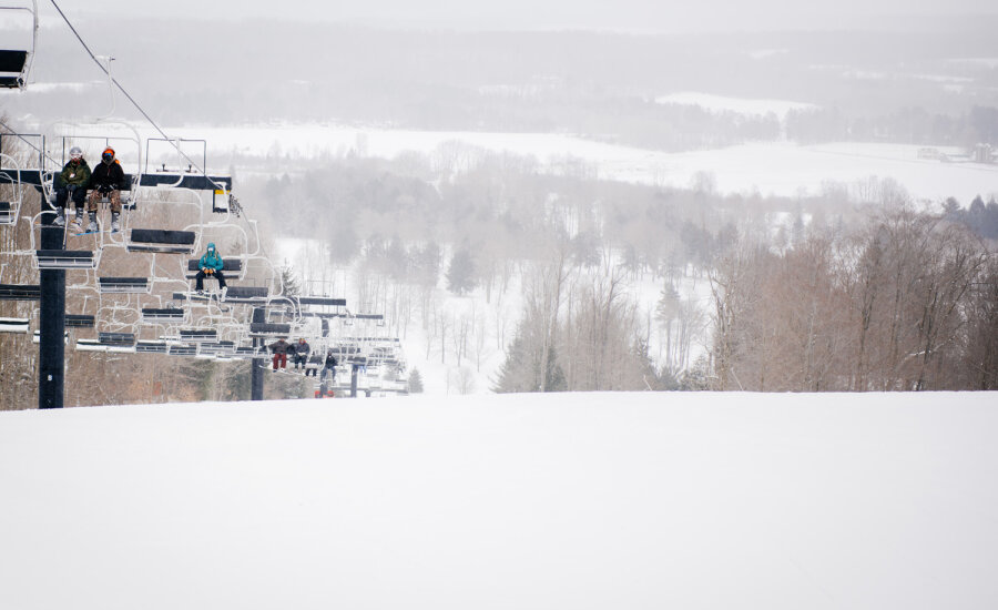 Peek'n Peak chairlift