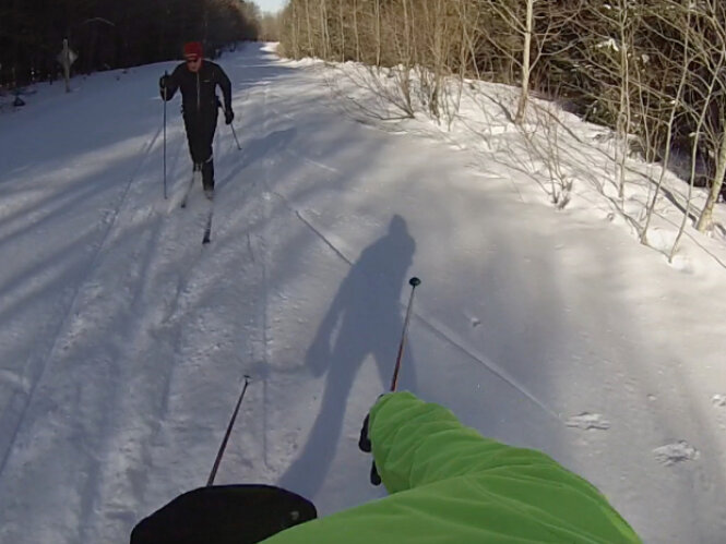 Cross Country Skiing in Boutwell Hill State Forest