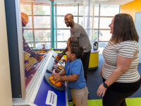 Family playing in TheZone web