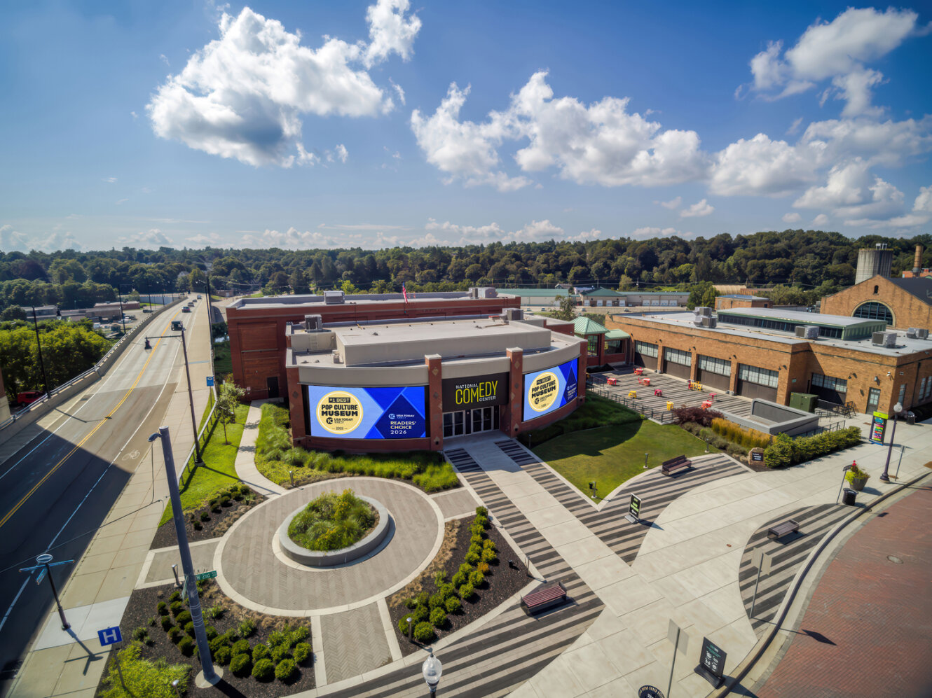 National Comedy Center Exterior aerial web