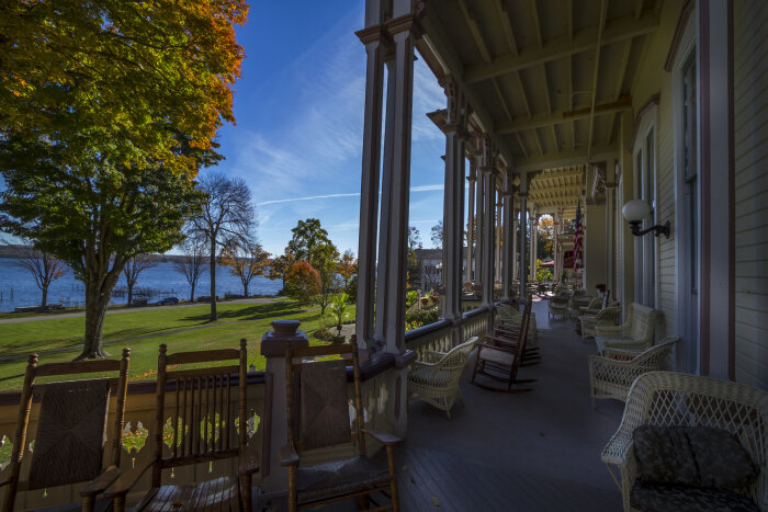 athenaeum porch fall