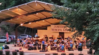 Jamestown Municipal Band at Goranson Bandshell in Allen Park