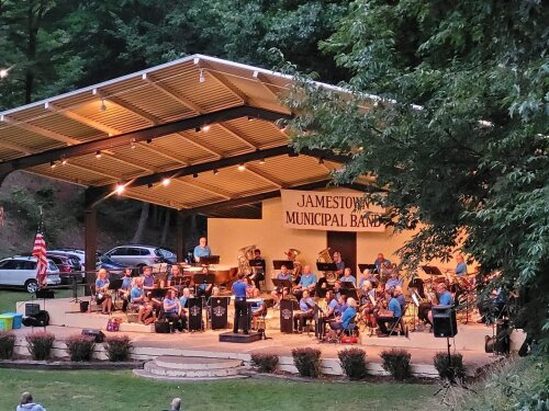 Jamestown Municipal Band at Goranson Bandshell in Allen Park