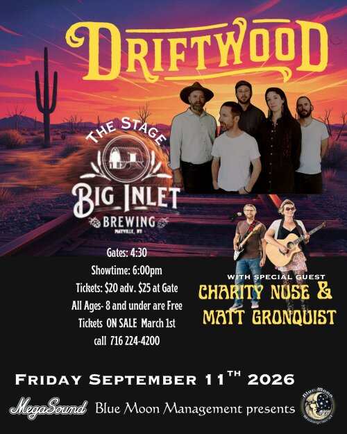 Driftwood Charity Nuse and Matt Gronquist Big Inlet Brewing
