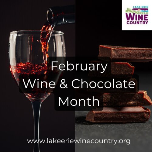 Wine and Chocolate Month Lake Erie Wine Country