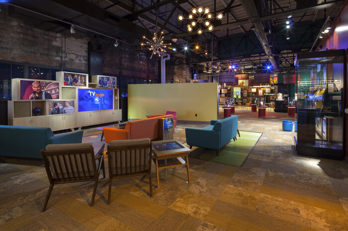 Interior image of the National Comedy Center