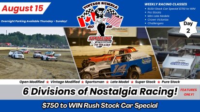 Vintage Rumble Day 2 August 15 Stateline Speedway