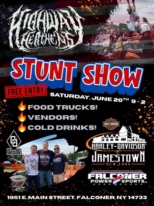 Highway Heathens Stunt Show at Harley Davidson