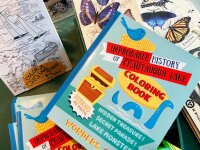 Illustrious Order of Makesmiths Improbable History of Chautauqua Lake coloring book