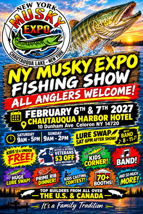 NY Musky Expo 2027 Chautauqua Harbor Hotel