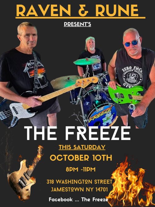 Raven and Rune presents The Freeze October 10