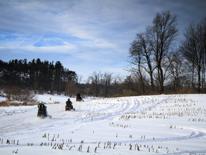 Snowmobiles in Chautauqua County
