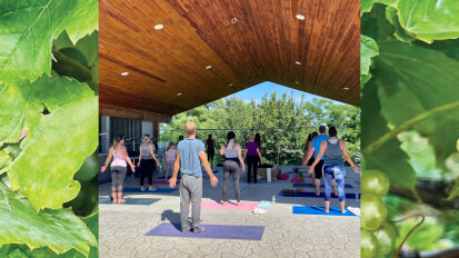 Patio Yoga at Five and 20