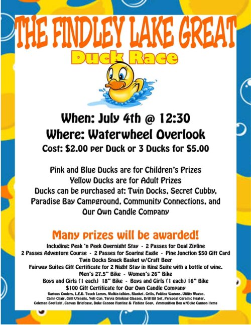 Findley Lake Great Duck Race