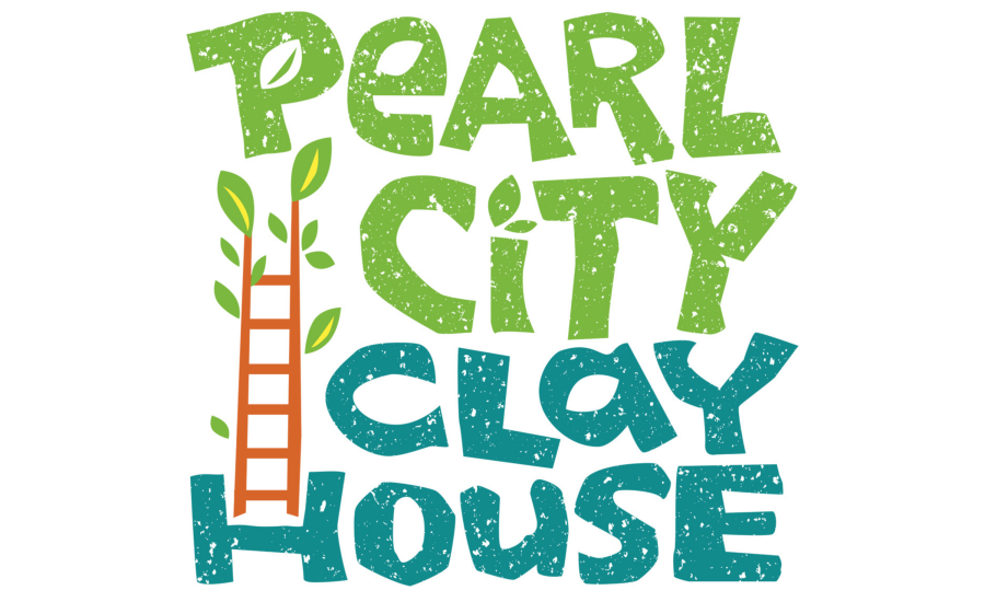 Pearl City Clayhouse landscape logo
