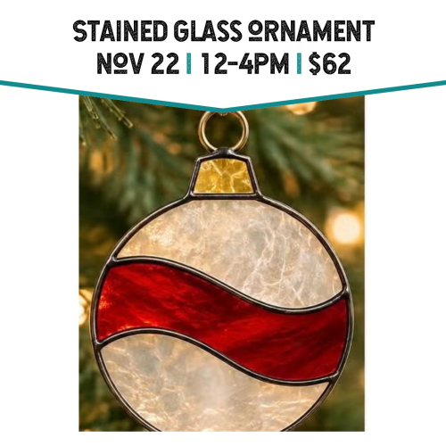 Stained Glass Ornament November 22