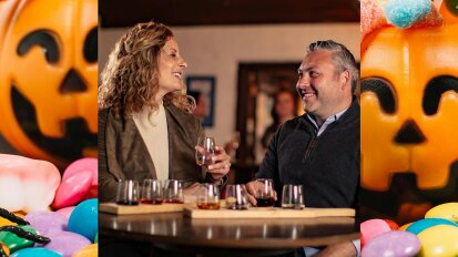 Hallowine Treat Flights Mazza Chautauqua Cellars Five & 20 Spirits and Brewing