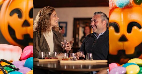 Hallowine Treat Flights Mazza Chautauqua Cellars Five & 20 Spirits and Brewing
