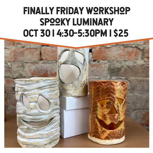 Finally Friday Workshop Spooky Luminary October 30