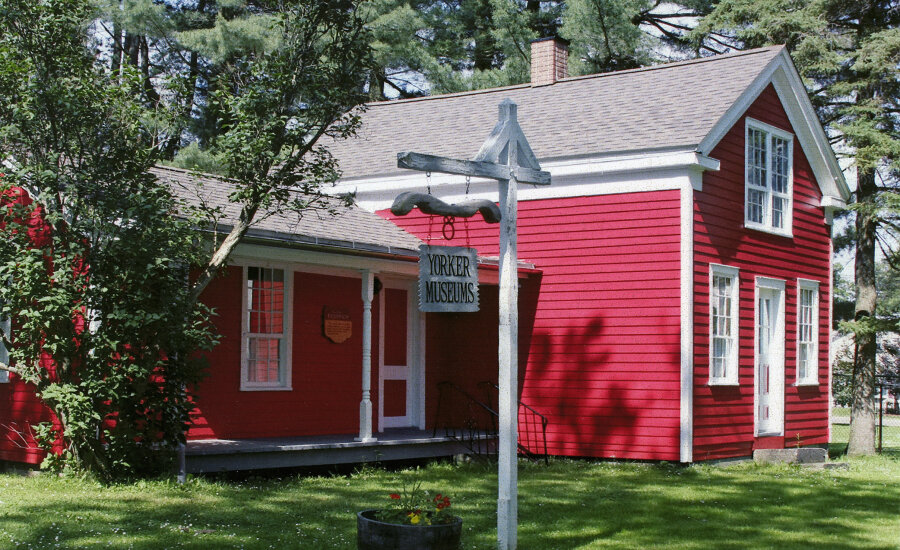 Yorker Museums building with sign