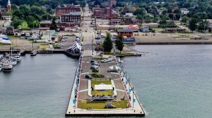 City of Dunkirk NY Pier